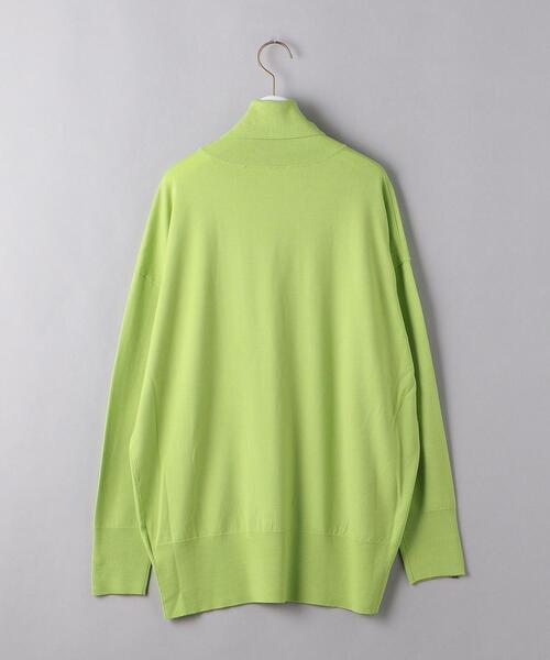 UNITED ARROWS（ユナイテッドアローズ）の「＜UNITED ARROWS＞ ウォッシャブル タートルネック ニット B（ニット/セーター・レディース・ブラック/ライム/オフホワイト・FREE）」の14枚目の写真