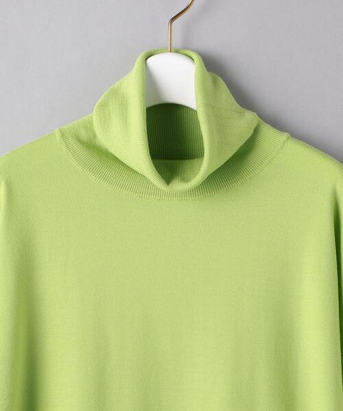 UNITED ARROWS（ユナイテッドアローズ）の「＜UNITED ARROWS＞ ウォッシャブル タートルネック ニット B（ニット/セーター・レディース・ブラック/ライム/オフホワイト・FREE）」の15枚目の写真