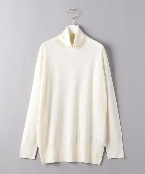 UNITED ARROWS（ユナイテッドアローズ）の「＜UNITED ARROWS＞ ウォッシャブル タートルネック ニット B（ニット/セーター・レディース・ブラック/ライム/オフホワイト・FREE）」の19枚目の写真