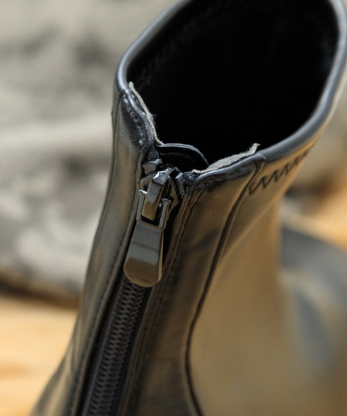 Noubel Voug Relax（ヌーベルヴォーグリラックス）の「バックジップ ストレッチ アンクルブーツ（ブーツ・レディース・ブラック/ベージュ/ダークブラウン/アイボリー/ブラック系その他・3L/L/S/M/LL）」の22枚目の写真