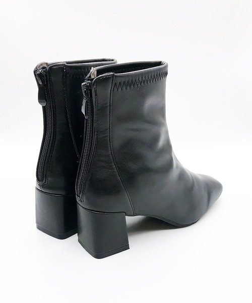 Noubel Voug Relax（ヌーベルヴォーグリラックス）の「バックジップ ストレッチ アンクルブーツ（ブーツ・レディース・ブラック/ベージュ/ダークブラウン/アイボリー/ブラック系その他・3L/L/S/M/LL）」の18枚目の写真