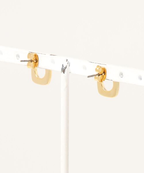 mou(モウ)の「サークルアンドスクエアピアス(ピアス(両耳用)・レディース・シルバー/ゴールド・FREE)」の8枚目の写真