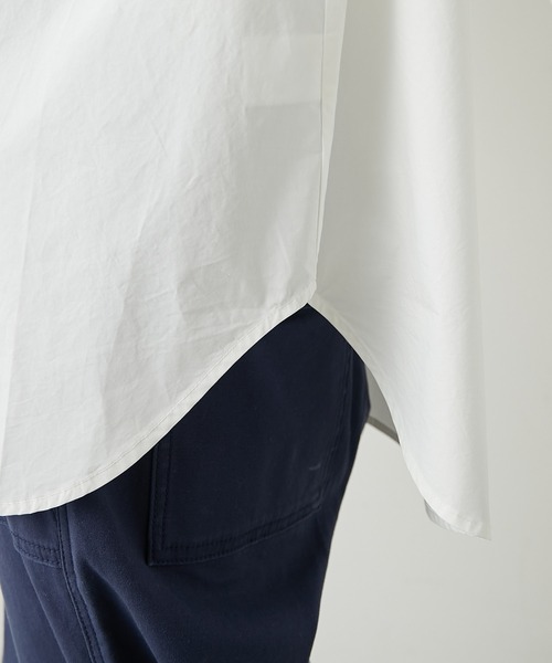 CIAOPANIC TYPY（チャオパニックティピー）の「切替バンドカラーシャツ（シャツ/ブラウス・レディース・ホワイト/ベージュ/ピンク・ONE SIZE）」の19枚目の写真