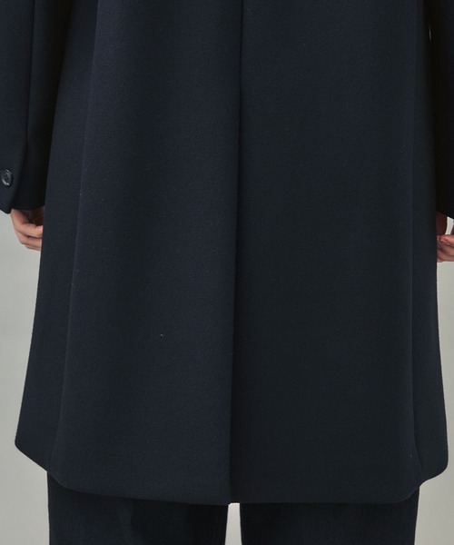 city（シティ）の「スリムチェスターコート/SUPER140S　CHESTER COAT（チェスターコート・メンズ・ブラック/ダークグリーン・1/2/3）」の5枚目の写真