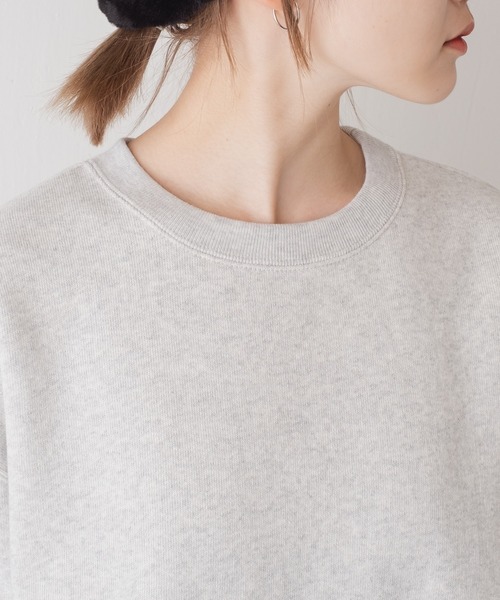 WHIMSIC(ウィムジック)の「【WHIMSIC】ヘビーウェイトスウェットプルオーバー(Tシャツ/カットソー・レディース・グレー/イエロー/パープル/グリーン・FREE)」の21枚目の写真