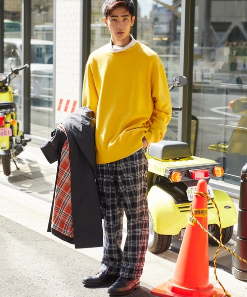 WHIMSIC(ウィムジック)の「【WHIMSIC】ヘビーウェイトスウェットプルオーバー(Tシャツ/カットソー・レディース・グレー/イエロー/パープル/グリーン・FREE)」の5枚目の写真