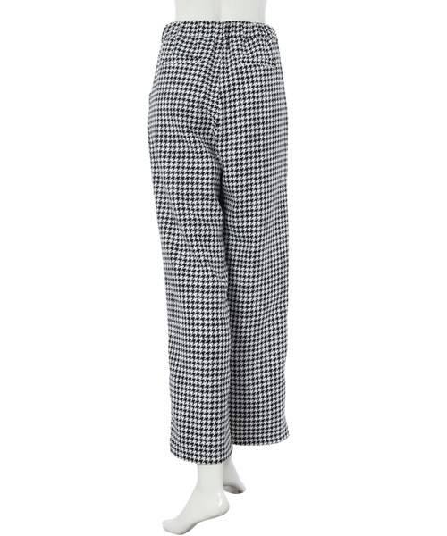 fifth calin（フィフスカラン）の「千鳥柄センターラインスラックス（スラックス・レディース・ブラック・MEDIUM）」の7枚目の写真