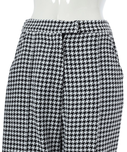 fifth calin（フィフスカラン）の「千鳥柄センターラインスラックス（スラックス・レディース・ブラック・MEDIUM）」の8枚目の写真