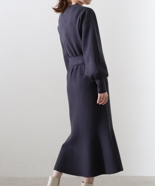 Cheek（チーク）の「マーメードニットワンピース（ワンピース・レディース・チャコールグレー/モカ/ブルー・MEDIUM）」の14枚目の写真