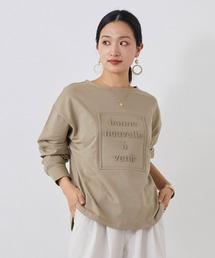 NICOLE white | エンボスプリントTEE(Tシャツ/カットソー)