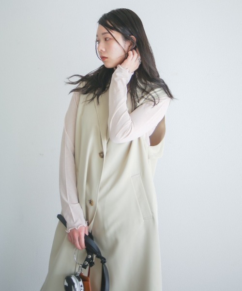 spoon store（スプーンストア）の「トレンチノースリワンピース（その他アウター・レディース・グレー/ベージュ・フリー）」の20枚目の写真