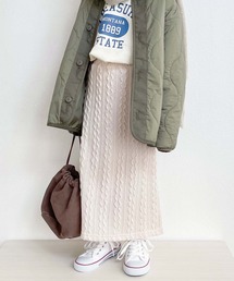 CIAOPANIC TYPY | 【KIDS】ケーブルニットソーIラインスカート(スカート)