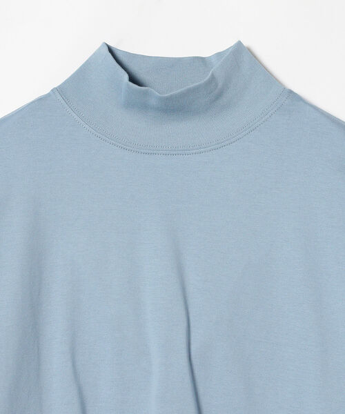 BEAMS BOY（ビームスボーイ）の「BEAMS BOY / モック ネック ギャザー ロング スリーブ カットソー（Tシャツ/カットソー・レディース・ブラック/オフホワイト/サックスブルー・ONE SIZE）」の20枚目の写真