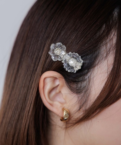 キルティングイヤリング（イヤリング）｜flower（フラワー）の
