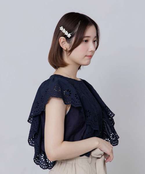 flower(フラワー)の「キルティングイヤリング(イヤリング・レディース・ゴールド/シルバー・FREE)」の12枚目の写真