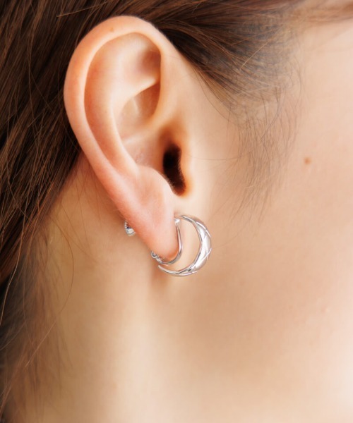 キルティングイヤリング（イヤリング）｜flower（フラワー）の