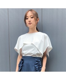 CELFORD - セルフォード　ケープカラーカットソー 　ライトピンク　３８ CELFORD（セルフォード）の「ケープカラーカットソー（Tシャツ