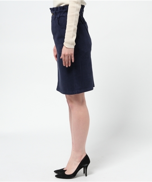 mystic(ミスティック)の「起毛ヒザ丈タイトスカート(スカート・レディース・ネイビー/ボルドー/グリーン/キャメル/ブラック・1/2)」の12枚目の写真