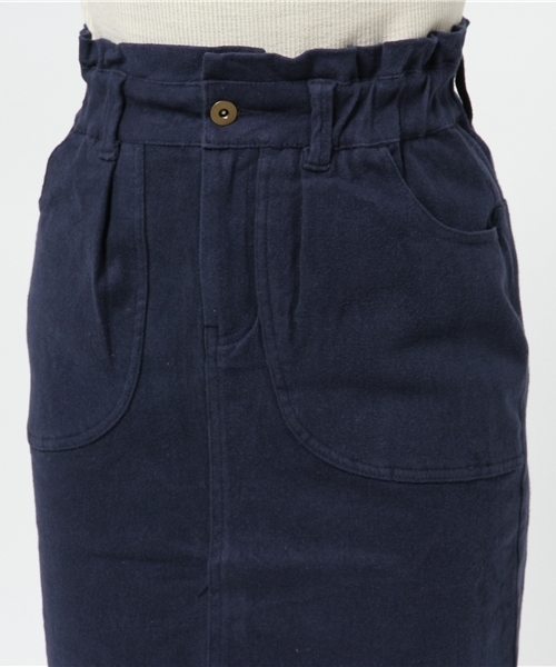 mystic(ミスティック)の「起毛ヒザ丈タイトスカート(スカート・レディース・ネイビー/ボルドー/グリーン/キャメル/ブラック・1/2)」の14枚目の写真