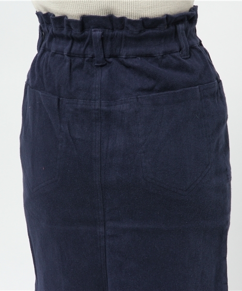 mystic(ミスティック)の「起毛ヒザ丈タイトスカート(スカート・レディース・ネイビー/ボルドー/グリーン/キャメル/ブラック・1/2)」の15枚目の写真