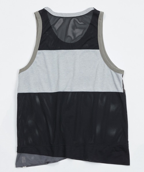 AlexanderLeeChang（アレキサンダーリーチャン）の「AlexanderLeeChang アレキサンダーリーチャン / MESH TANK 22 メッシュタンクトップ / AC012204（タンクトップ・メンズ・ブラック/グレー・3/2）」の4枚目の写真