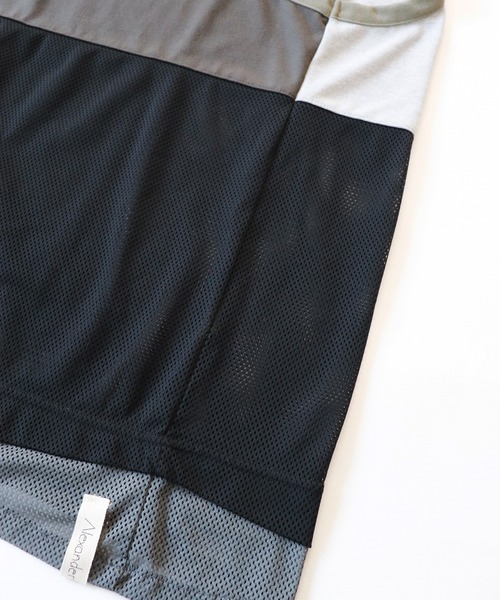 AlexanderLeeChang（アレキサンダーリーチャン）の「AlexanderLeeChang アレキサンダーリーチャン / MESH TANK 22 メッシュタンクトップ / AC012204（タンクトップ・メンズ・ブラック/グレー・3/2）」の7枚目の写真