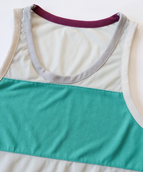 AlexanderLeeChang（アレキサンダーリーチャン）の「AlexanderLeeChang アレキサンダーリーチャン / MESH TANK 22 メッシュタンクトップ / AC012204（タンクトップ・メンズ・ブラック/グレー・3/2）」の15枚目の写真