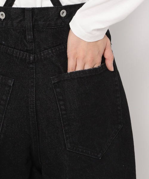 PAGEBOY（ページボーイ）の「サスツキワイドデニム（デニムパンツ・レディース・ブラック/サックスブルー・25inch/26inch）」の22枚目の写真