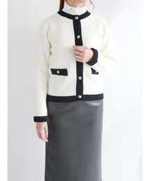 Te chichi | ツイードニットカーディガン(カーディガン/ボレロ)