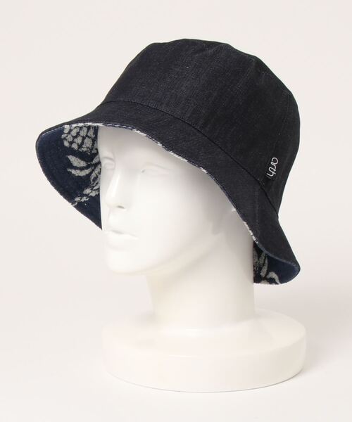 arth（アース）の「arth Pile Denim Rever Bucket（ハット・メンズ・ネイビー/ブラック・59cm）」の4枚目の写真