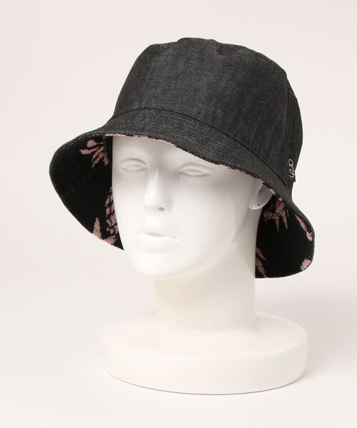 arth（アース）の「arth Pile Denim Rever Bucket（ハット・メンズ・ネイビー/ブラック・59cm）」の5枚目の写真