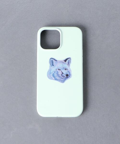 UNITED ARROWS（ユナイテッドアローズ）の「＜MAISON KITSUNE X NATIVE UNION＞COOL TONE FOX HEAD CASE  FOR IPHONE 13 PROMAX（スマホケース/カバー・レディース・ホワイト/ライトブルー・FREE）」の2枚目の写真