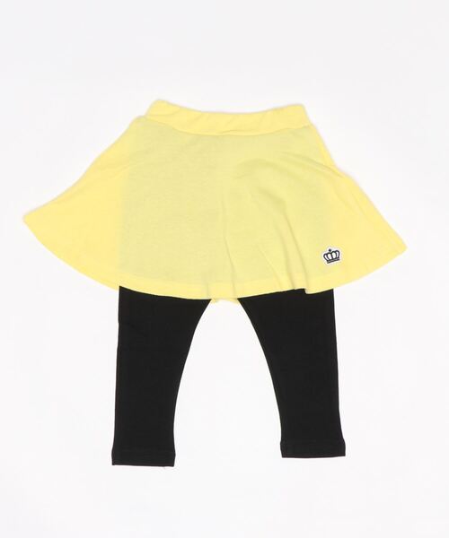 BABYDOLL（ベビードール）の「全16色 スカート付きウルトラストレッチパンツ 10分丈スカッツ 6327K（その他パンツ・キッズ・ブラック×ホワイト/ベージュ/ライトイエロー/ブラック/ピンク系その他/ホワイト×ピンク/ブラック系1/パープル/ブルー/グリーン/バイオレット/コーラルピンク/ストーン/パープル系その他/ピンク/ベビーピンク・130cm/140cm/90cm/120cm/100cm/80ｃｍ/110cm/150cm）」の12枚目の写真