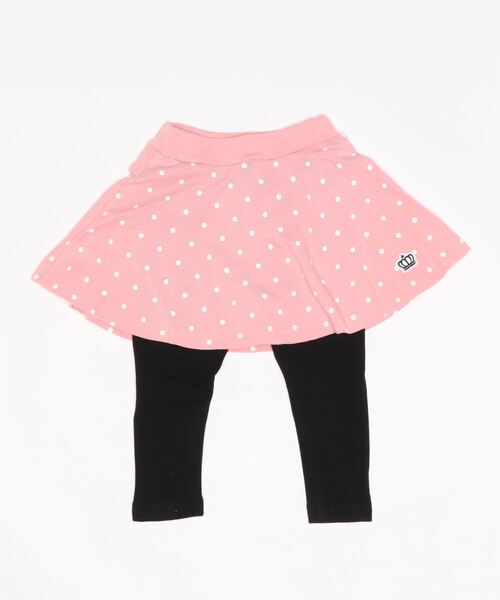 BABYDOLL（ベビードール）の「全16色 スカート付きウルトラストレッチパンツ 10分丈スカッツ 6327K（その他パンツ・キッズ・ブラック×ホワイト/ベージュ/ライトイエロー/ブラック/ピンク系その他/ホワイト×ピンク/ブラック系1/パープル/ブルー/グリーン/バイオレット/コーラルピンク/ストーン/パープル系その他/ピンク/ベビーピンク・130cm/140cm/90cm/120cm/100cm/80ｃｍ/110cm/150cm）」の14枚目の写真