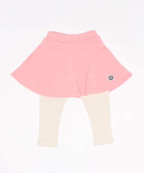BABYDOLL（ベビードール）の「全16色 スカート付きウルトラストレッチパンツ 10分丈スカッツ 6327K（その他パンツ・キッズ・ブラック×ホワイト/ベージュ/ライトイエロー/ブラック/ピンク系その他/ホワイト×ピンク/ブラック系1/パープル/ブルー/グリーン/バイオレット/コーラルピンク/ストーン/パープル系その他/ピンク/ベビーピンク・130cm/140cm/90cm/120cm/100cm/80ｃｍ/110cm/150cm）」の13枚目の写真