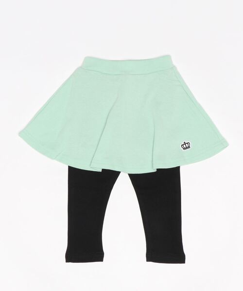 BABYDOLL（ベビードール）の「全16色 スカート付きウルトラストレッチパンツ 10分丈スカッツ 6327K（その他パンツ・キッズ・ブラック×ホワイト/ベージュ/ライトイエロー/ブラック/ピンク系その他/ホワイト×ピンク/ブラック系1/パープル/ブルー/グリーン/バイオレット/コーラルピンク/ストーン/パープル系その他/ピンク/ベビーピンク・130cm/140cm/90cm/120cm/100cm/80ｃｍ/110cm/150cm）」の8枚目の写真