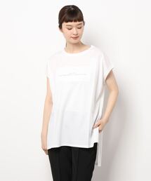 LUGIVA | ボックスロゴ フレンチロングTシャツ(Tシャツ/カットソー)