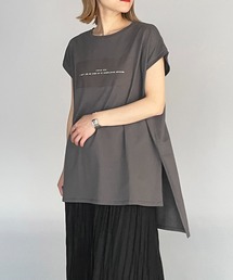 ボックスロゴ フレンチロングTシャツ