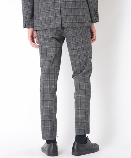 CROWDED CLOSET(クラウデッドクローゼット)の「【EVALET(エバレット)】サッカーチェックプリントパンツ/セットアップ・別売りジャケット有り(その他パンツ・メンズ・ネイビー/グレー・01/02/03/04)」の6枚目の写真