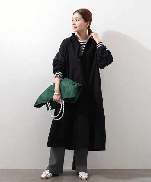 ARMY TWILL(アーミーツイル)の「別注【ARMY TWILL / アーミーツイル】DRESS:ワンピース◆(ワンピース・レディース・ブラック/ベージュ・FREE)」の9枚目の写真
