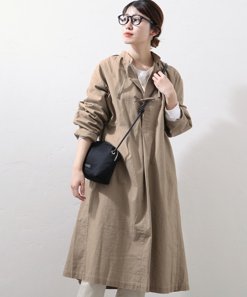 ARMY TWILL(アーミーツイル)の「別注【ARMY TWILL / アーミーツイル】DRESS:ワンピース◆(ワンピース・レディース・ブラック/ベージュ・FREE)」の20枚目の写真