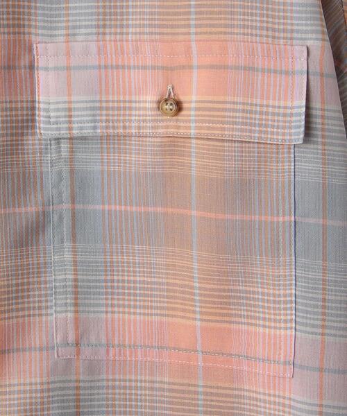 BEAUTY&YOUTH UNITED ARROWS（ビューティーアンドユースユナイテッドアローズ）の「BY バックタック オンブレーチェック シャツ -ウォッシャブル-◆（シャツ/ブラウス・レディース・ピンク/ライム・FREE）」の15枚目の写真