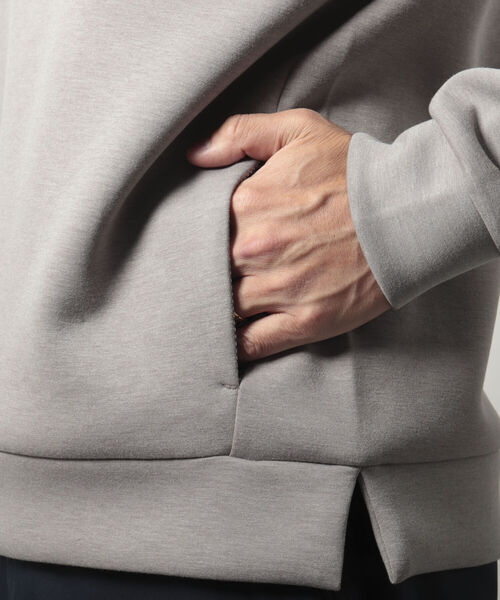 NOLLEY'S goodman（ノーリーズグッドマン）の「ダンボールニットプルオーバー(さらっとキレイに決まるダンボールニット素材)（スウェット・メンズ・ブラック/ライトグレー/グリーン/ベージュ/ネイビー・MEDIUM/LARGE）」の21枚目の写真