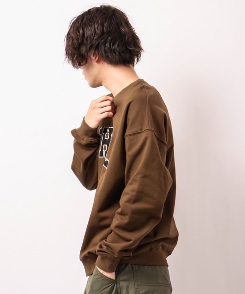 FUNALIVE(ファンアライブ)の「SCHOOLカレッジロゴトレーナー(スウェット・メンズ・ライトグレー/カーキ・M/L)」の15枚目の写真