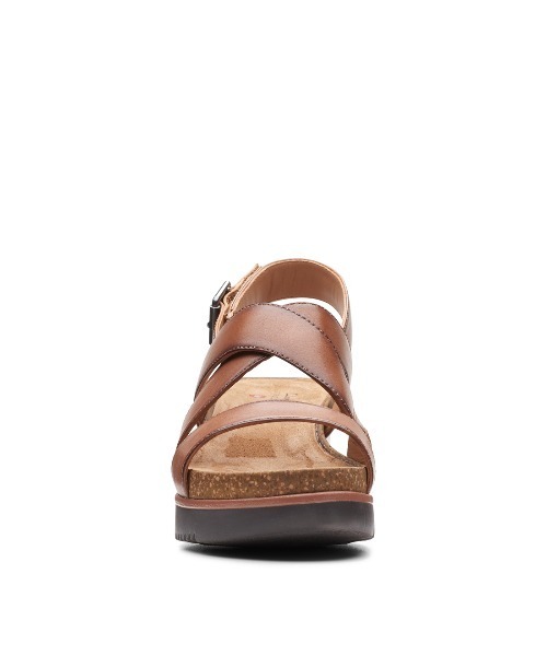 Clarks(クラークス)の「Lizby Cross / リズビークロス (ダークタンレザー)(サンダル・レディース・ダークブラウン・UK4/UK5.5/UK3.5/UK4.5/UK5/UK6/UK3)」の3枚目の写真