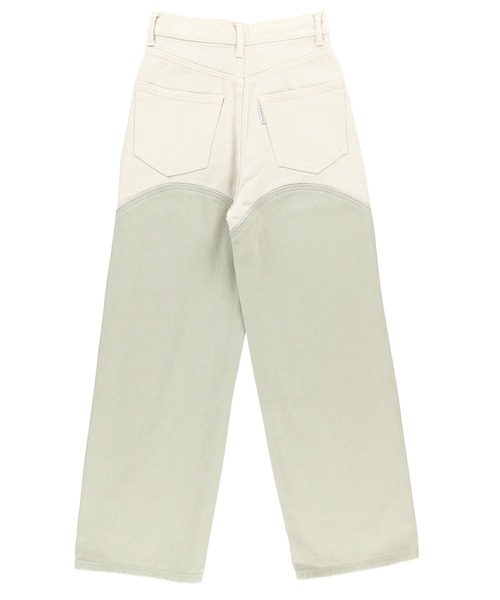 ALEXIA STAM（アリシアスタン）の「Contrast Color Wide Pants/コントラストカラーワイドパンツ（その他パンツ・レディース・ベージュ/アイボリー・S/M/XS）」の12枚目の写真