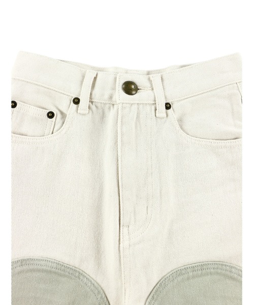 ALEXIA STAM（アリシアスタン）の「Contrast Color Wide Pants/コントラストカラーワイドパンツ（その他パンツ・レディース・ベージュ/アイボリー・S/M/XS）」の13枚目の写真