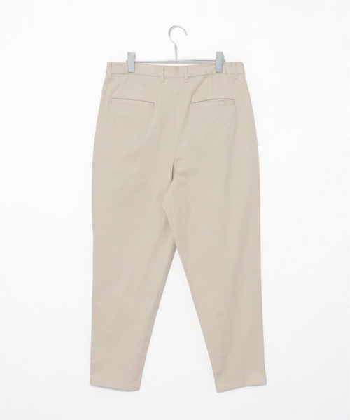 ikka(イッカ)の「ツイルワイドテーパードパンツ(その他パンツ・メンズ・チャコールグレー/ベージュ・S/M/L)」の4枚目の写真