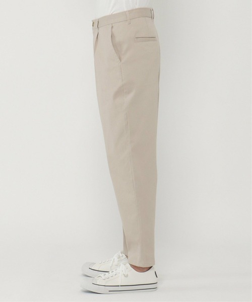 ikka(イッカ)の「ツイルワイドテーパードパンツ(その他パンツ・メンズ・チャコールグレー/ベージュ・S/M/L)」の19枚目の写真