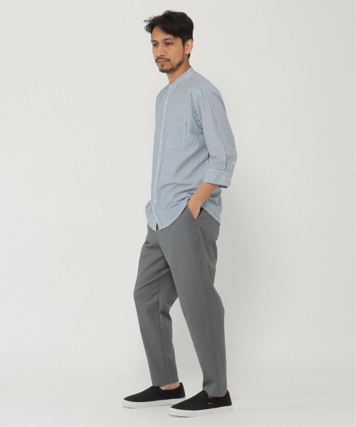 ikka(イッカ)の「ツイルワイドテーパードパンツ(その他パンツ・メンズ・チャコールグレー/ベージュ・S/M/L)」の18枚目の写真